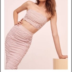 NWT For Love & Lemon X VS All that glitters set